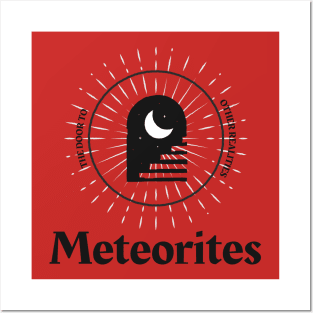 Meteorite Collector "Meteorites THE DOOR TO OTHER REALITIES" Meteorite Posters and Art